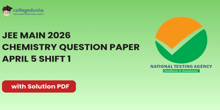 JEE Main 2026 April 5 Shift 1 Chemistry Question Paper with Solutions PDF
